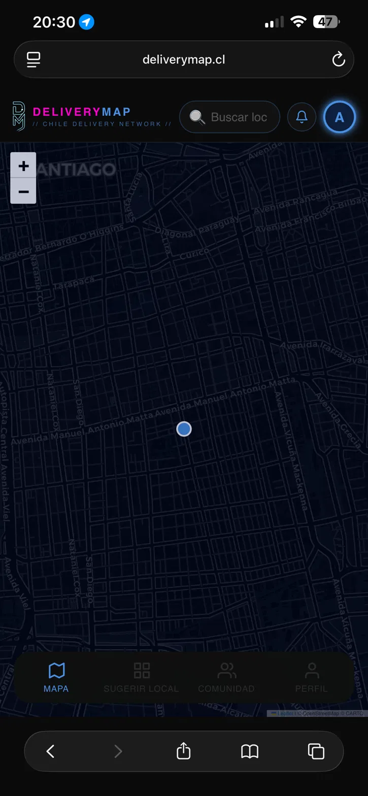 DeliveryMap app